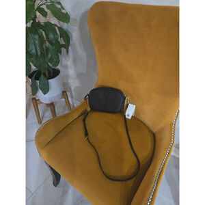 Tory Black Crossbody w/Gold hardware